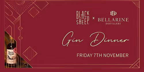 Black Sheep x Bellarine Distillery Gin Dinner