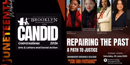 BKAC Candid Conversation: Repairing the Past \u2013 A Path to Justice