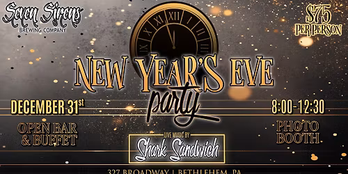 New Year's Eve Party at Seven Sirens!