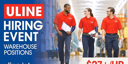 Warehouse Hiring Event - Lacey, WA