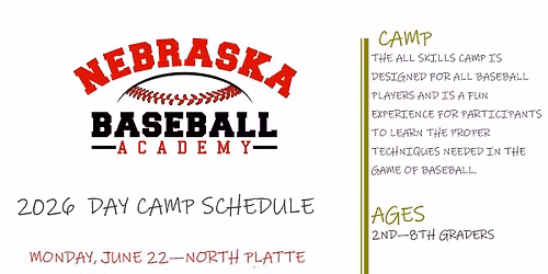 Nebraska All Skills Baseball Youth Camp