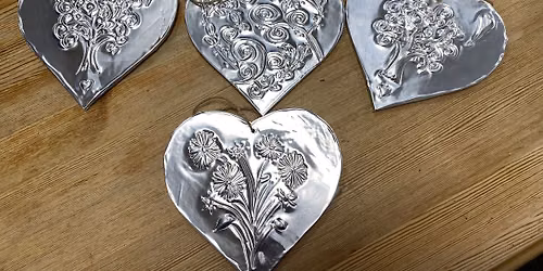 \u203c\ufe0fNEW VENUE \u203c\ufe0fMetal Embossing Heart Design Workshop