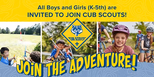JOIN CUB SCOUTS @ Sacred Heart Dining Hall