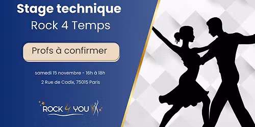Stage Technique Rock 4 Temps