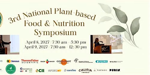 3rd Plant-Based Nutrition & Food Symposium — Kellogg West Conference Center and Hotel