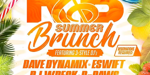 June 14 - RnB Brunch. Summer Series!