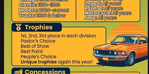 I Am Worship Youth BIANNUAL CAR SHOW