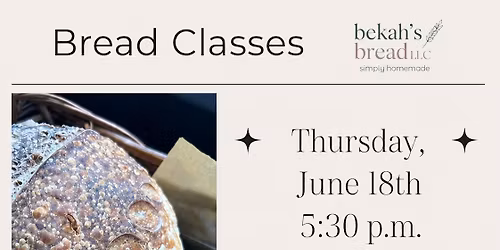 Sourdough 101 class \ud83c\udf5e