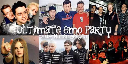 F\u00c5 BILLETTER! Ultimate Emo Party Bergen \/ 30.04 Hulen
