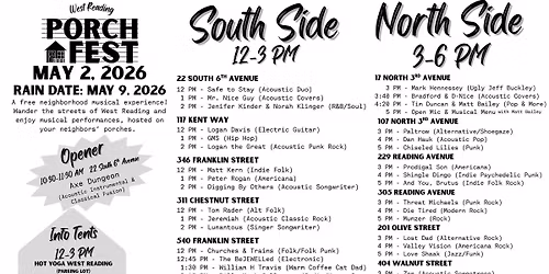 Die Tired at West Reading Porch Fest (305 Reading Avenue)