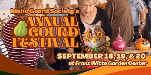 Annual Gourd Festival at Franz Witte Garden Center!