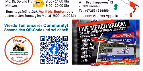 7. Bikertreff, Da Andrea&Lidia