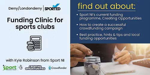 Funding clinic for sports clubs in Derry\/Londonderry