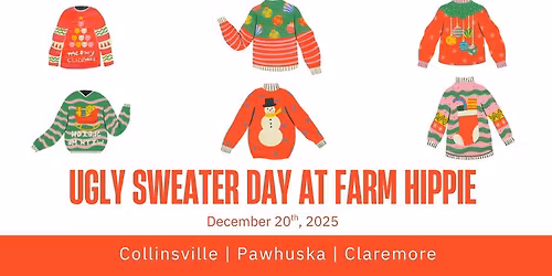 Ugly Sweater Day at Farm Hippie