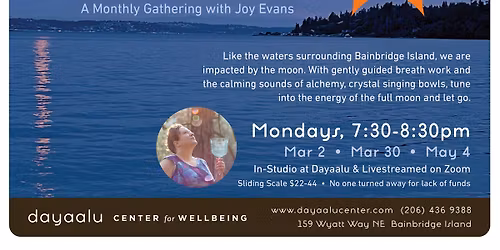 Full Moon Sound Healing with Joy