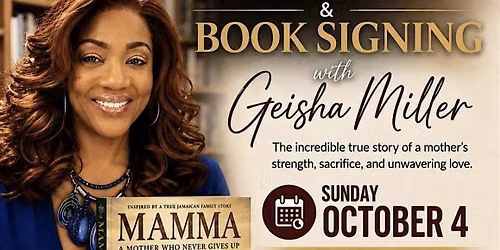 A Mother Who Never Gives Up: Book Signing with Geisha Miller