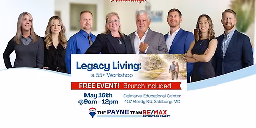 Legacy Living: a 55+ Workshop