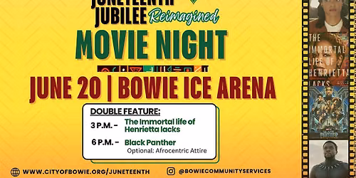 Juneteenth Movie Night - City of Bowie