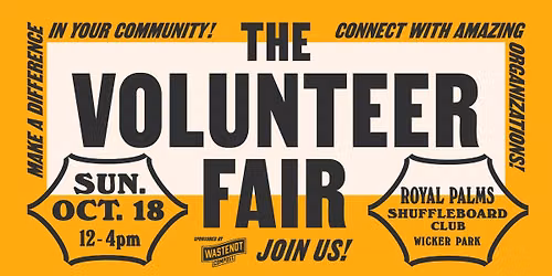 FIND YOUR THING at the Fall 2026 Volunteer Fair!