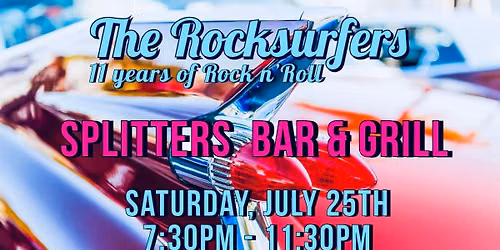 The Rocksurfers at Splitters Bar & Grill