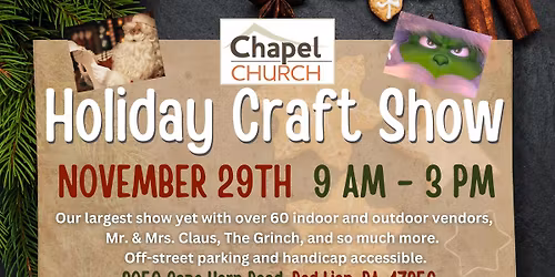2025 Chapel Church of Red Lion - Holiday Craft Show