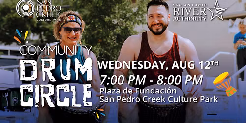 Community Drum Circle at San Pedro Creek Culture Park