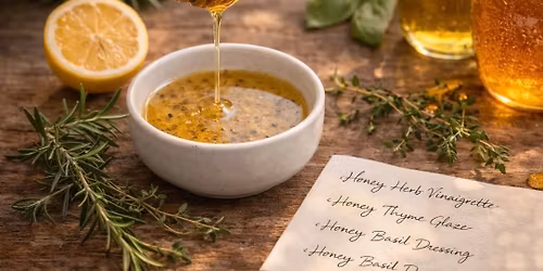 Free Community Class: Cooking With Honey - Fresh Herbs & Summer Kitchen Workshop