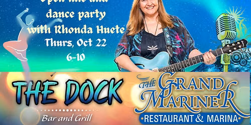 Open mic and Dance Party hosted by Rhonda Huete