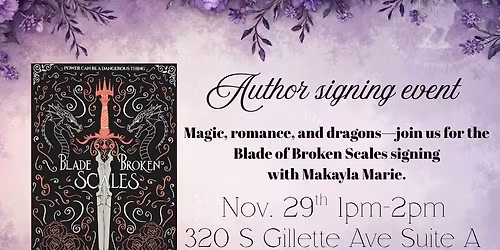 Blade of Broken Scales signing event 