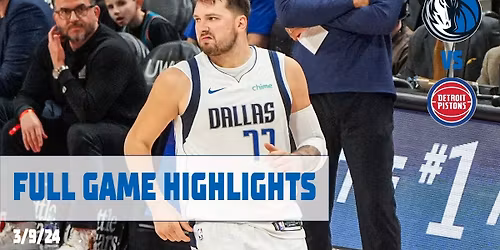 Detroit Pistons at Dallas Mavericks