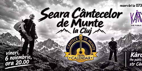 Seara c\u00e2ntecelor de munte la Cluj - trupa CALEnDAR live