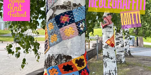 Kuopio Knit Festival Neulegraffitimiitti No 1