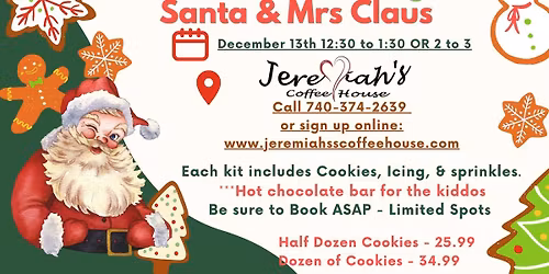 COOKIES WITH SANTA