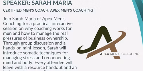 Geneva Alliance of Businessmen Speaker Series: Apex Men's Coaching
