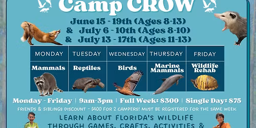 Camp CROW Summer Camp (Ages 8-10)