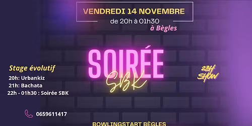 Soir\u00e9e SBK au Bowling de B\u00e8gles