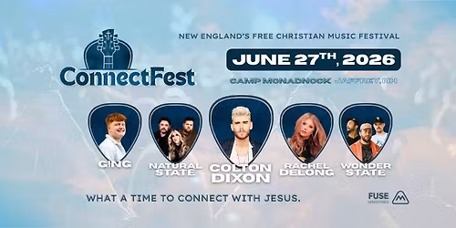 ConnectFest 2026-Camp Monadnock, Jaffrey, NH 