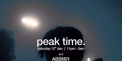PEAK TIME. @ Doppler Studio