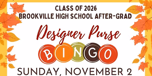 BHS AfterGrad 2026 - Designer Purse Bingo 