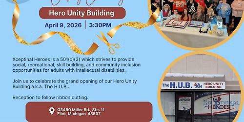 Xceptional Heroes Ribbon Cutting at the H.U.B.