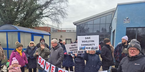 Demonstration - Save Woolston Hub