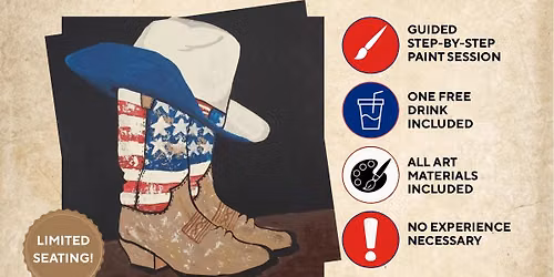 FOURTH OF JULY PAINT NIGHT AT DESERT ROSE CAFE