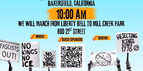 No Kings Protest - Bakersfield