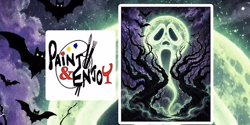 Paint and Enjoy \u201cScream in the Moonlight\u201d Glow at Lincolnway Flower Shop