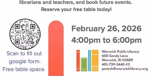 Performer Educator For Hire Vendor Fair @ Warwick Public Library