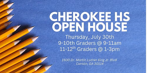 2026-2027 CHS OPEN HOUSE (STUDENTS & FAMILIES)
