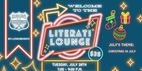 Literati Lounge: Christmas in July