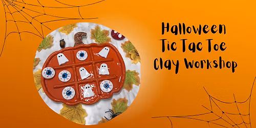 Halloween Tic Tac Toe Clay Hand Building Workshop