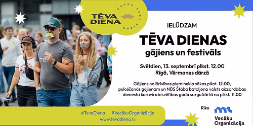 Tr\u012bspadsmitais T\u0113va dienas g\u0101jiens un festiv\u0101ls