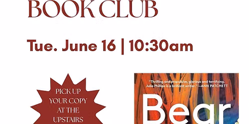 Coffee & Chat Book Club: 'Bear'
